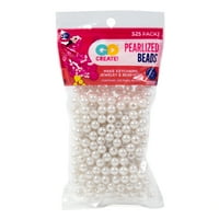 Idite Kreirajte Okrugle Plastične Biserne Bijele Perle, Brojite