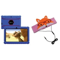 Contixo V8-tamno plavi Dječiji Tablet sa GB skladištem i H1-Fo dječje slušalice od flisa