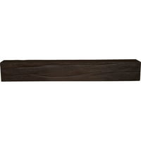 Ekena Millwork 10W 10 H 16'L 3-Sided Riverwood Endurathane Fau drvena stropna greda, Odležani pepeo