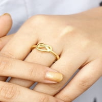 JewelersClub 14k zlato preko srebra ljubav čvor prijateljstvo prsten za žene