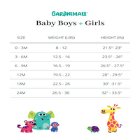 Garanimals Baby Girl čvrsti Cami bodi, veličine 0-24M