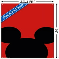 Disney Mickey Mouse - Minimalistički zidni poster za uši s push igle, 22.375 34