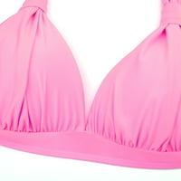 Chama Halter bikini kupaći kostim za žene za kontrolu stomaka kupaćih kostima visokog struka