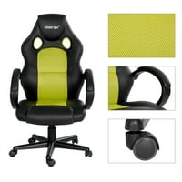 Mera ergonomska mrežasta mreža sa visokim naslonom i PU kožna izvršna kancelarijska stolica za igre