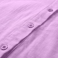 Ljetni vrhovi fragarn za žene srednje duljine labave boje pund veličine vrhova za žene