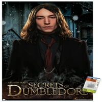 Fantastične zvijeri: Tajne Dumbledore - vjerodostojnog zidnog postera sa pućim, 22.375 34