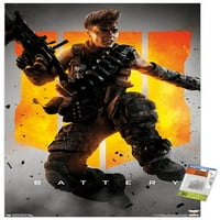 Call of Duty: Black Ops - Natični natpis za bateriju Art Zidni poster sa push igle, 22.375 34