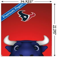 Houston Texans - S. Preston Maskot Toro zidni poster, 14.725 22.375