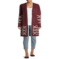 No Boundaries ' Printed Duster Cardigan