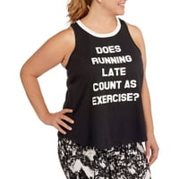 I. T. ženska Plus trčanje kasnog treninga mišića T-Shirt