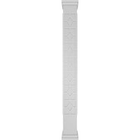 Ekena Millwork 10 W 10'H Craftsman Classic Square Non-Konusni Kinsman Fretwork kolona w Prairie Capital &