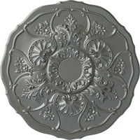 Ekena Millwork 1 2 od 1 2 P Cornelia plafonski medaljon, ručno oslikano srebro