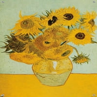 Suncokreti Vincent Van Gogh zidni poster s push igle, 14.725 22.375