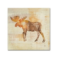 Zaštitni znak Likovna umjetnost 'Moose Study' Canvas art Studio Mousseau
