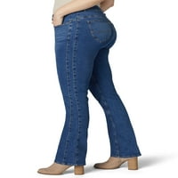 Lee Riders ženske iluzije oblika veličine Plus veličine Midrise Bootcut Jean