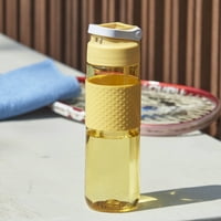 Oslonci na koledž Oz Jednostruka Plastična Tritan bočica sa silikonskim rukavom, žuta