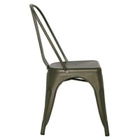 Edgemod Trattoria bočna stolica od Bronze