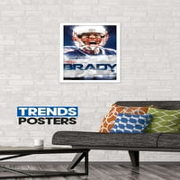 Nova Engleska Patriots - Tom Brady zidni poster, 14.725 22.375