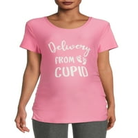 Vrijeme i tru ženska dostava Od Cupid grafičke majice