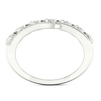 Imperial 1 4ct TDW s Sterling Silver Diamond Hearts modni prsten
