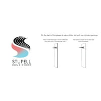 Stupell Industries Sažetak blokirana linija oblikuje moderne Škrabanje detalja slika Neuramljena Umjetnost