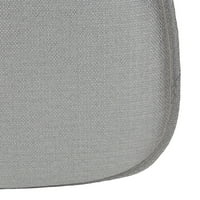 Klear Vu Gripper Neklizajući Moderni Jastuk Za Stolice Iz Sredine Stoljeća, Sivi Paket