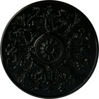 33 od 3 4 P Versajski plafonski medaljon, ručno oslikani Crni Biser