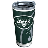 New York Jets Rush Oz čaša od nerđajućeg čelika sa poklopcem