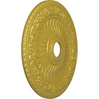 Ekena Millwork 5 8 od 5 8 ID 1 8 p Bellona plafon medaljon , Ručno obojene bogato zlato