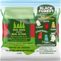 Crne šume Santa grickalice odmor voće grickalice 22.4 oz, 28ct