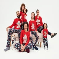 Derek Heart Matching porodična Božićna pidžama muški medenjak 2-dijelni set pidžama