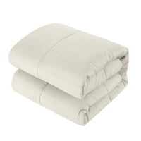 Chic Home Arman 6-dijelni komplet jorgana jednobojni krevet u torbi, blizanac, siva