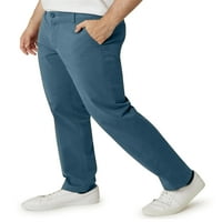 Momci muške klasične Stretch ravno Fit ravne prednje Chino pantalone-veličine do 42