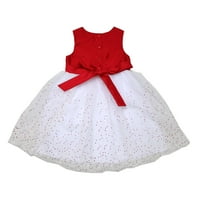 Marmellata djevojke Holiday Božić Glitter Tutu haljina, veličine 4-6X