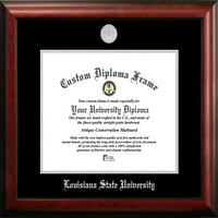 Državni univerzitet Louisiana 14W 11h srebrni reljefni okvir diplome