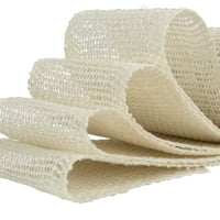 Ljubav, Smijeh, Craft Jute Burlap Roll, Završene Ivice, 3 W 5-Metara, 9-Pk, Precut, Bijela