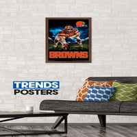 Cleveland Browns - Point Stance Wall Poster, 14.725 22.375