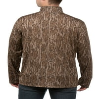 Muška Camo lovačka četvrt-duks sa puloverom sa patentnim zatvaračem od Mossy Oak, veličine s-3XL