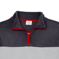 Wonder Nation Boys Fleece Quarter Zip Pulover, Veličine 4 - & Husky