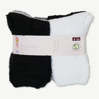 Udobne čarape za žensku posadu Joyspun, 6 pakovanja, veličina 4-10