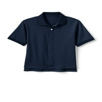 Lands ' End Boys 4-Adaptivna Školska Uniforma Interlock Polo Majica