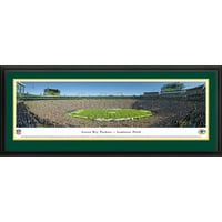 Green Bay Packers - linija dvorišta u Lambeau Fieldu - Blakeway panorame NFL Print sa Deluxe okvirom i dvostrukom