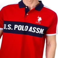S. Polo Assn. Muška boja blok Pique Polo majica