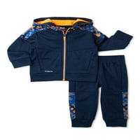 Athletic Works Baby Boys Tech Fleece Set sako i pantalone, 2-dijelni komplet odjeće, veličine 0 3-mjeseci