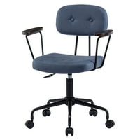 Irene Inevent kancelarijska stolica podesiva visina stolica za slobodno vrijeme zakrivljeni naslon metalna