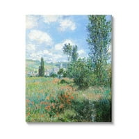 Stupell Industries Classic field Flowers ruralno Impresionističko slikarstvo Galerija slika umotana platna