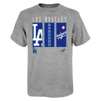 Mladi sivi Los Angeles Dodgers Logo Majica