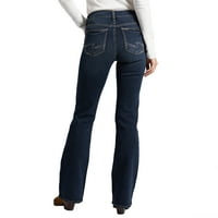 Silver Jeans Co. Ženske Suki farmerke sa srednjim usponom, veličine struka 24-36
