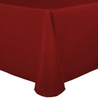 Ultimate tekstilni kvadrat poliesterski posteljina stolnjak cherry crvena