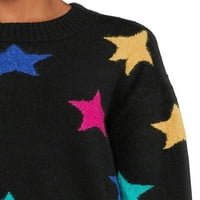 Srce N Crush ženski pulover džemper All Over Stars
